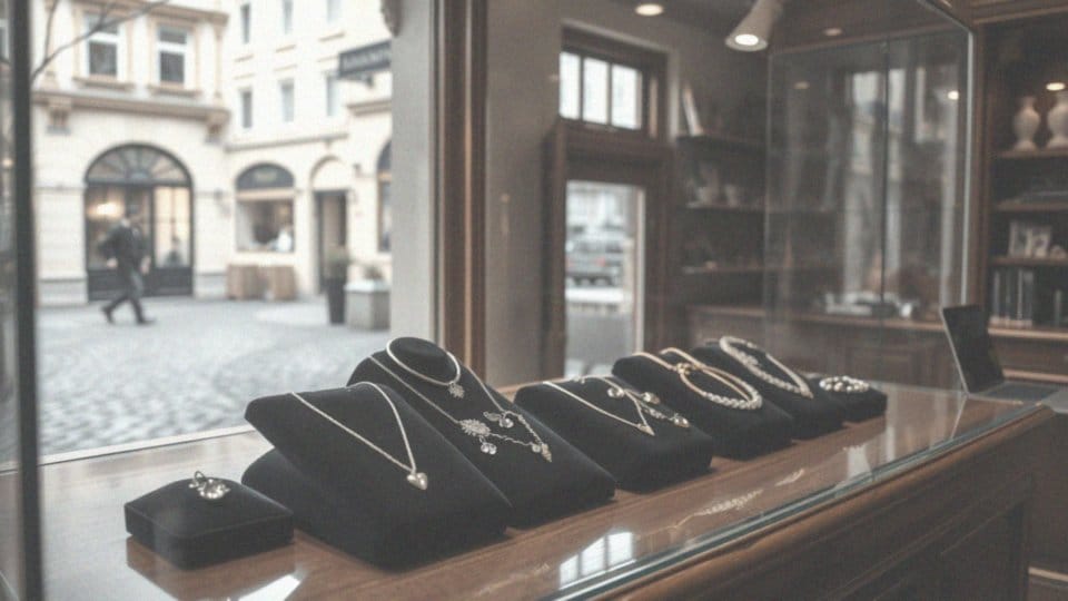 Jakie są różnice w sprzedaży biżuterii stacjonarnie i online?