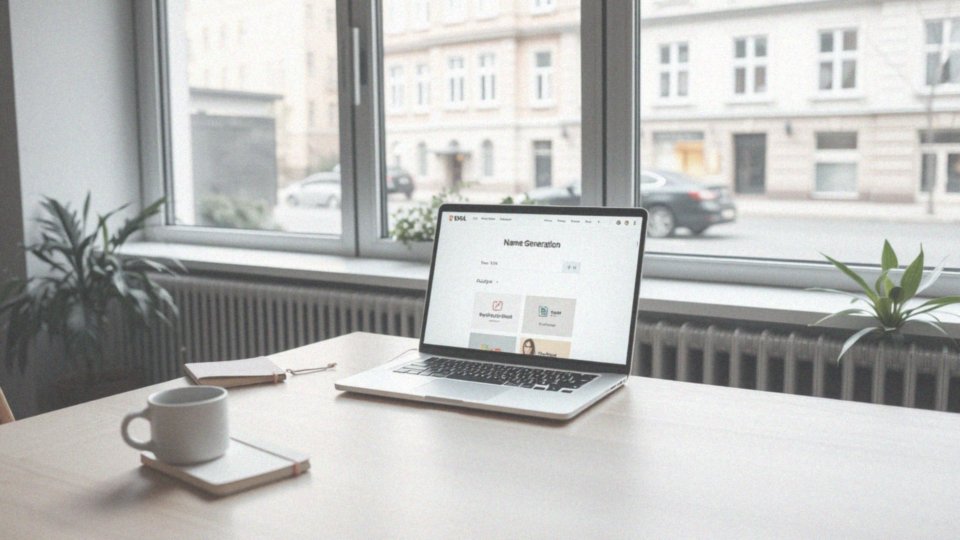Jak generatory nazw firm pomagają przedsiębiorcom?