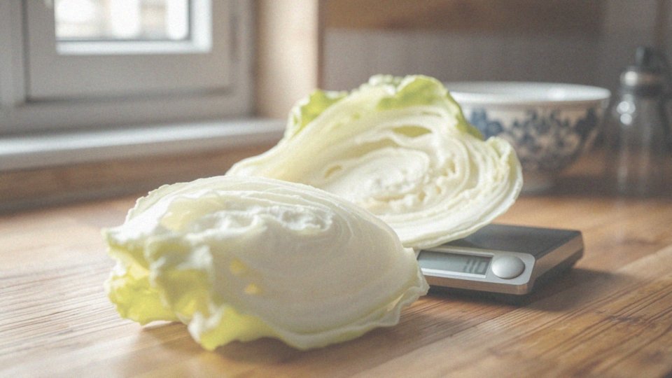 Co zawiera kaloryczność 100 g sałaty lodowej?