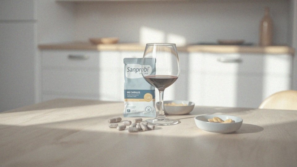 Czy można łączyć Sanprobi IBS z alkoholem?