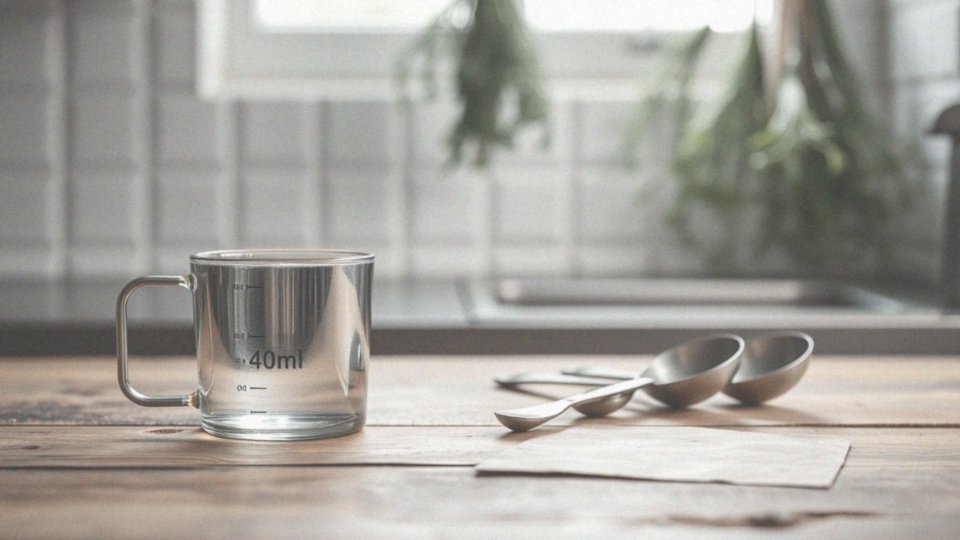 Ile łyżek stołowych odpowiada 40 ml wody?